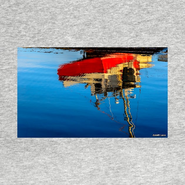 Reflection of a Fishing Boat by kenmo